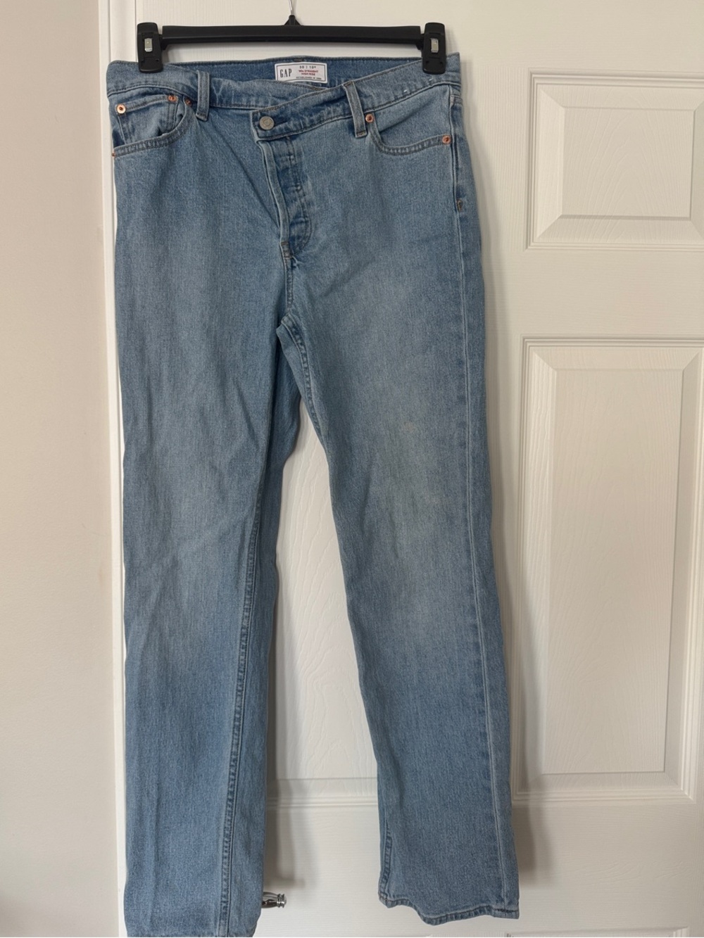 GAP Women's Light Blue 90s Straight High Rise Jeans size 10R